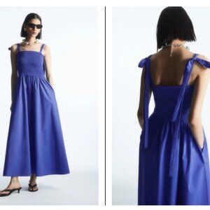 COS royal blue maxi dress